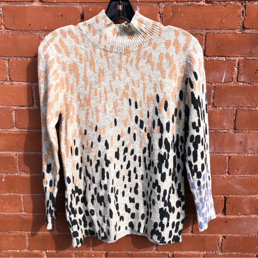 NIC+ZOE Cozy printed sweater, XS